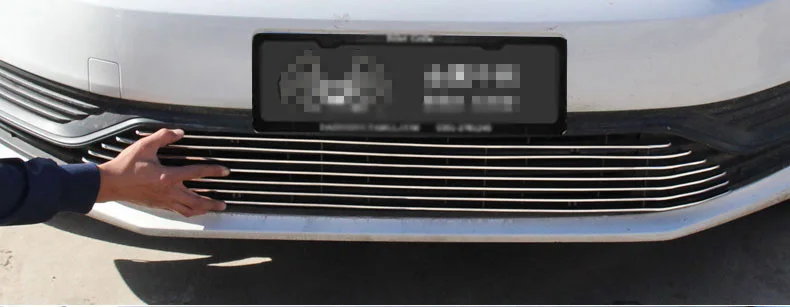 Сплав алюминия передний центр Гонки сетки бампер решетки заготовки решетка крышка для VW Polo
