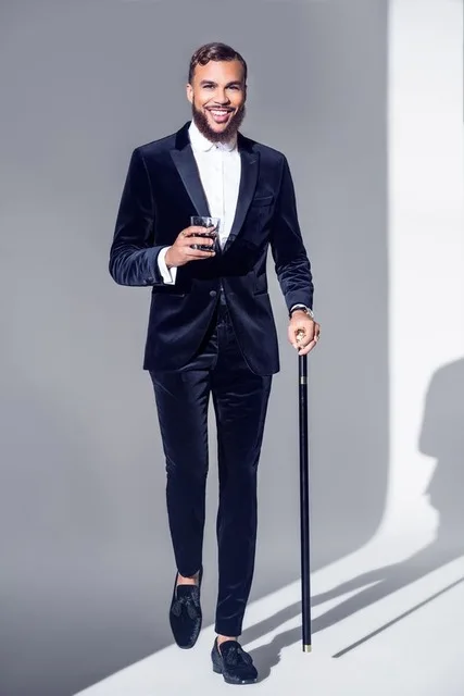 mens velvet dress jacket