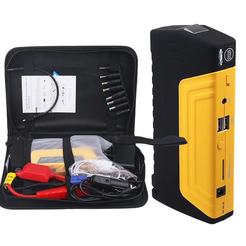  68800mAH Portable Jump Starter For Car Mini Emergency Starting Device Power Bank 600A Peak Auto Boo