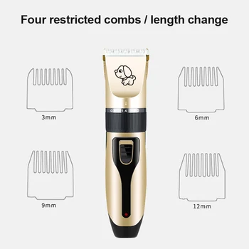 

Electric Pet Hair Clipper Low Noise Cordless Shaver for Dogs Cats Pet H99F
