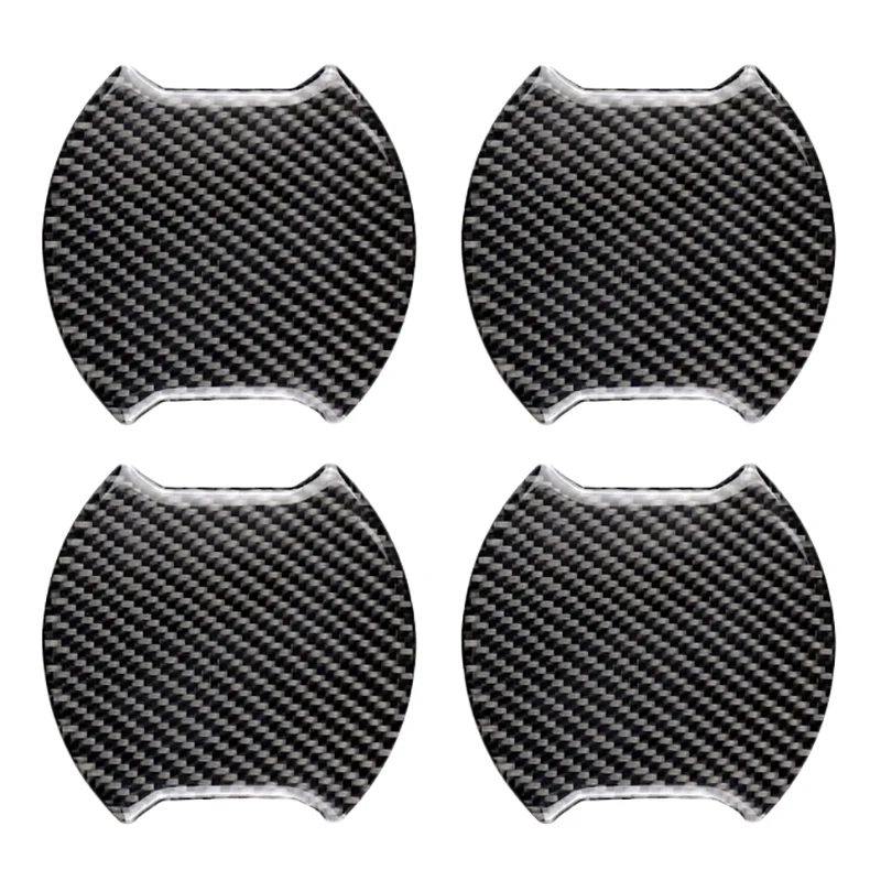 

4Pcs Car Handle Protection Film Universal Invisible Car Carbon Fiber Door Handle Stickers Scratches Resistant Sticker