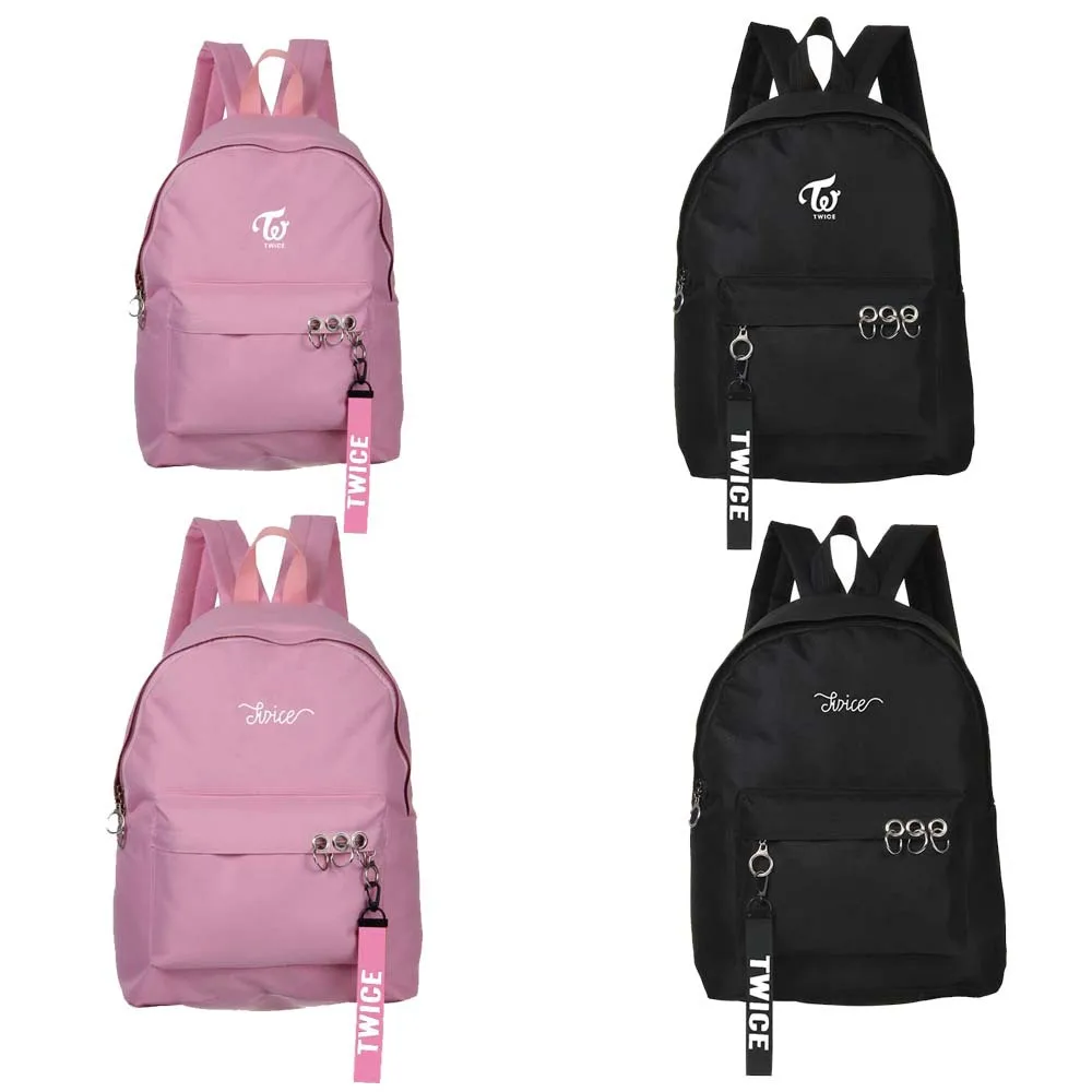 

New Korean Fashion Harajuku Bag Kpop TWICE Backpacks for Teenage Girls Canvas School Travel Backpack Rucksack Sac A Dos Femme
