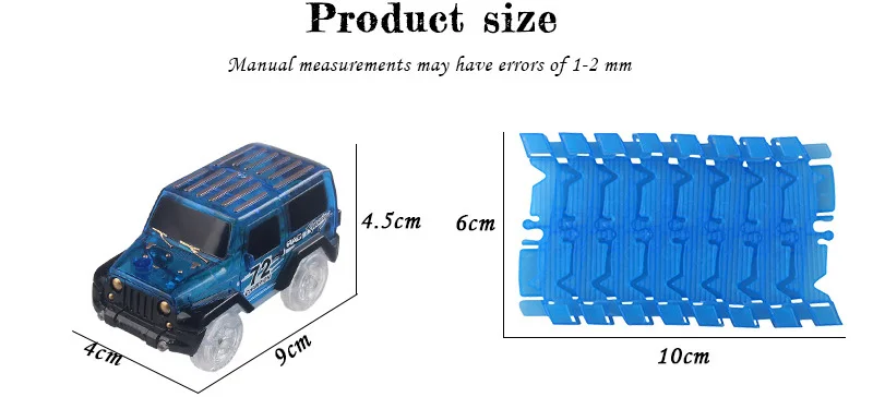 150/300 шт. светящийся волшебный пластиковый трек с светодиодный подсветкой Волшебная Электроника автомобиль светящийся гоночный трек набор игрушек fokids otrc 001