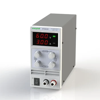 

KPS 603D Adjustable High precision double LED display switch DC Power Supply protection function EU