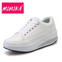 Дешевая женская обувь для бега, высокое качество, на шнуровке, женские кроссовки, дышащие, белые, спортивная обувь, европейские размеры 35-40, AA40257