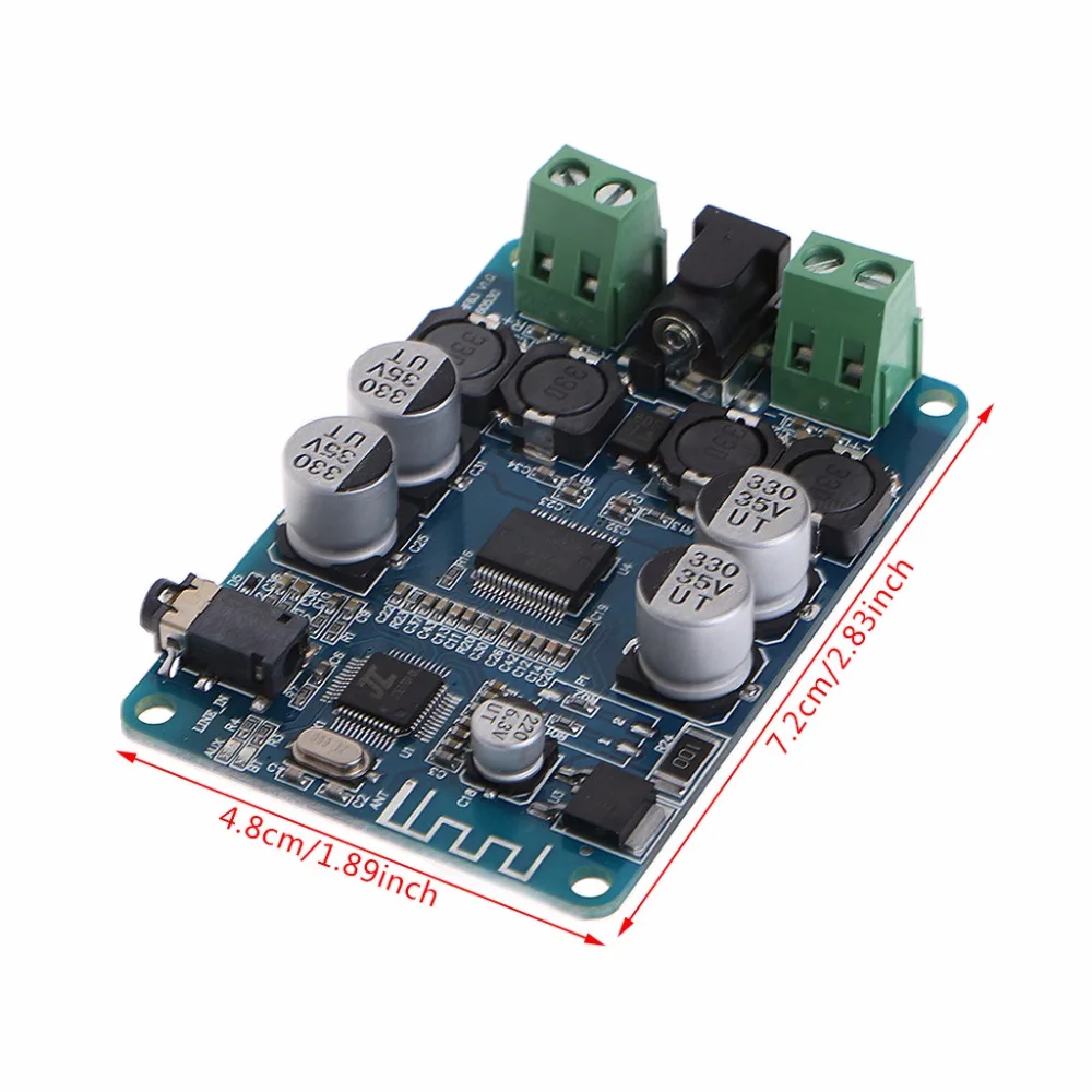 Плата усилителя мощности TDA7492P аудиоплата с Bluetooth приемником 2x25 Вт мини усилитель