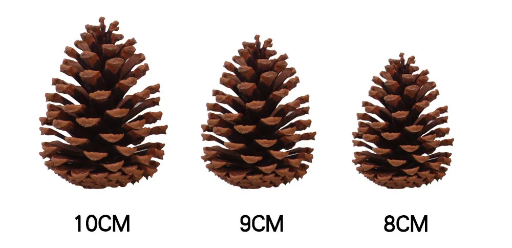1 шт., большие сосновые шишки, Рождественское украшение, натуральный шишка, Рождество, Год, праздник, вечеринка, украшение для дома