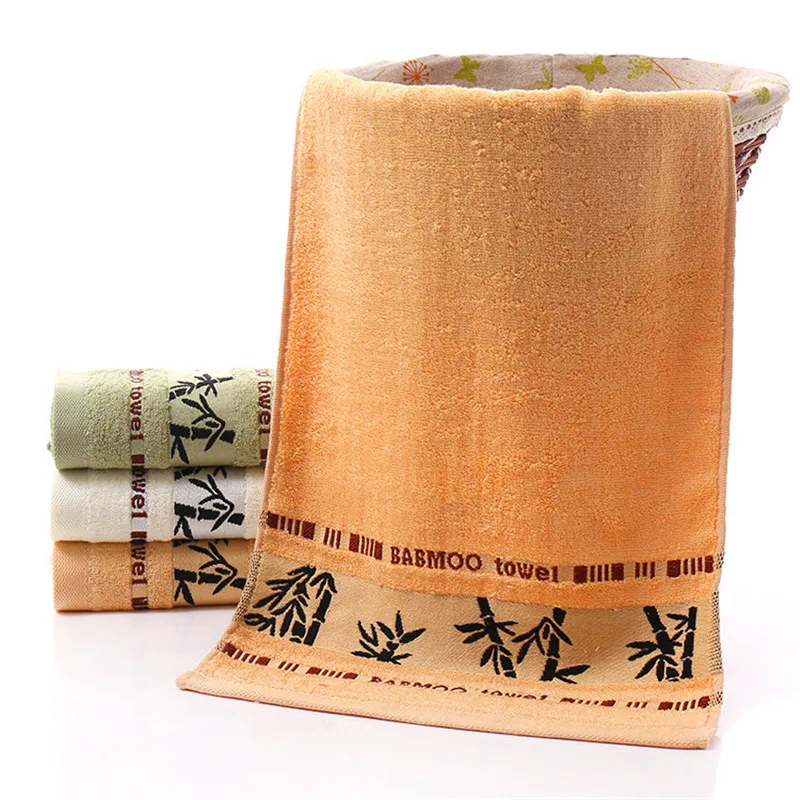 Natural Bamboo Fiber Thicken Face Towel 35X75CM Beauty Adult Household Wash Towel Jacquard Hotel Water Absorption Bathroom Towel Natural Bamboo Fiber Thicken Face Towel 35X75CM Beauty Adult Household Wash Towel Jacquard Hotel Water Absorption Bathroom Towel