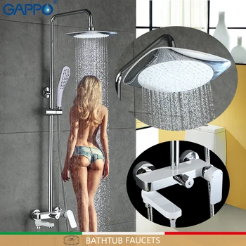 

GAPPO Bathtub Faucets bathroom bath tub rain mixer taps bathroom rainfall shower faucets mixer tap wall mounted