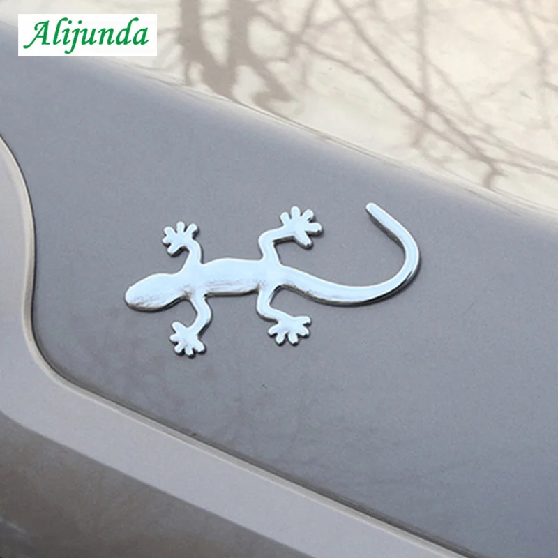 Металлическая 3d эмблема Gecko в виде ящерицы для автомобилей и мотоциклов Эмблема