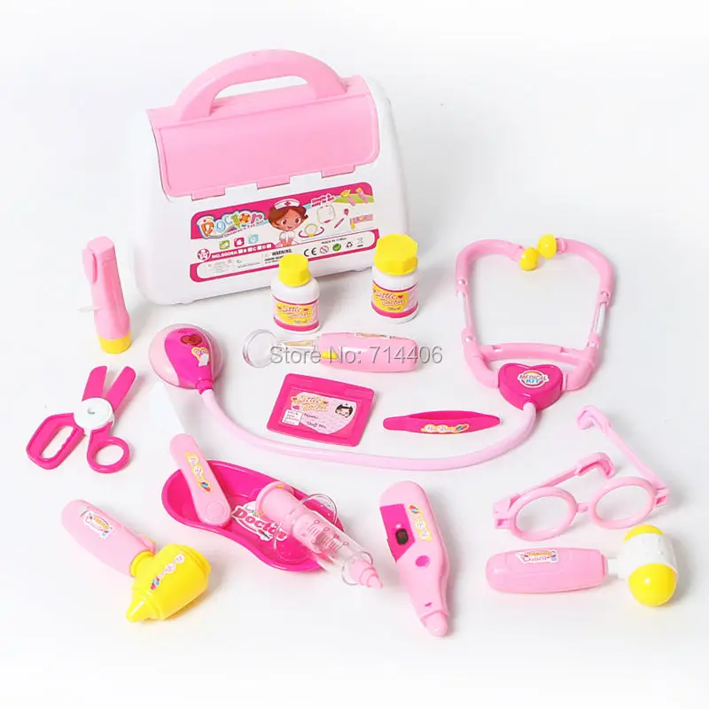 New children s pretend play toys pretend doctor set medical kit girl Nurse Roleplay classical simulation