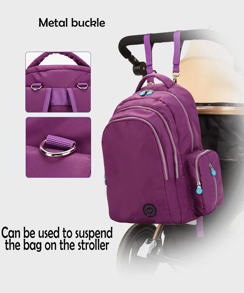 Lekebaby сумка для подгузников, мам, мам, большой емкости, подгузник, коляска, ремни для сумок, Детский рюкзак для путешествий, уход за ребенком
