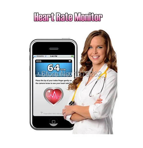 Household mini usb wired heart rate monitor for iPhones and Android