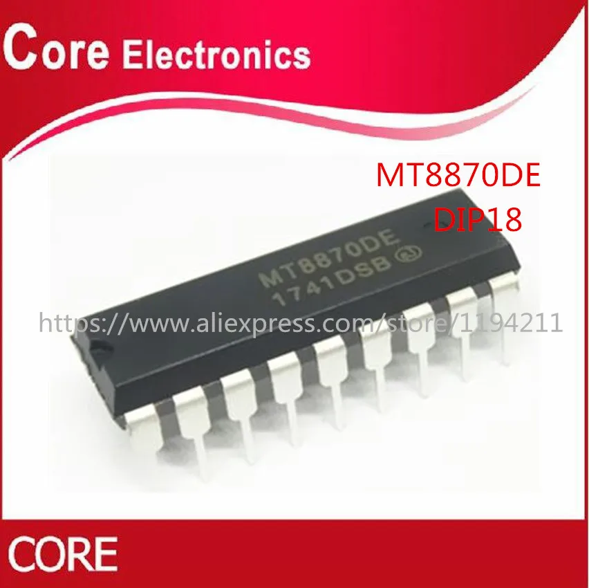50 шт. MT8870DE DIP18 MT8870 DIP новый|Интегральные схемы| |