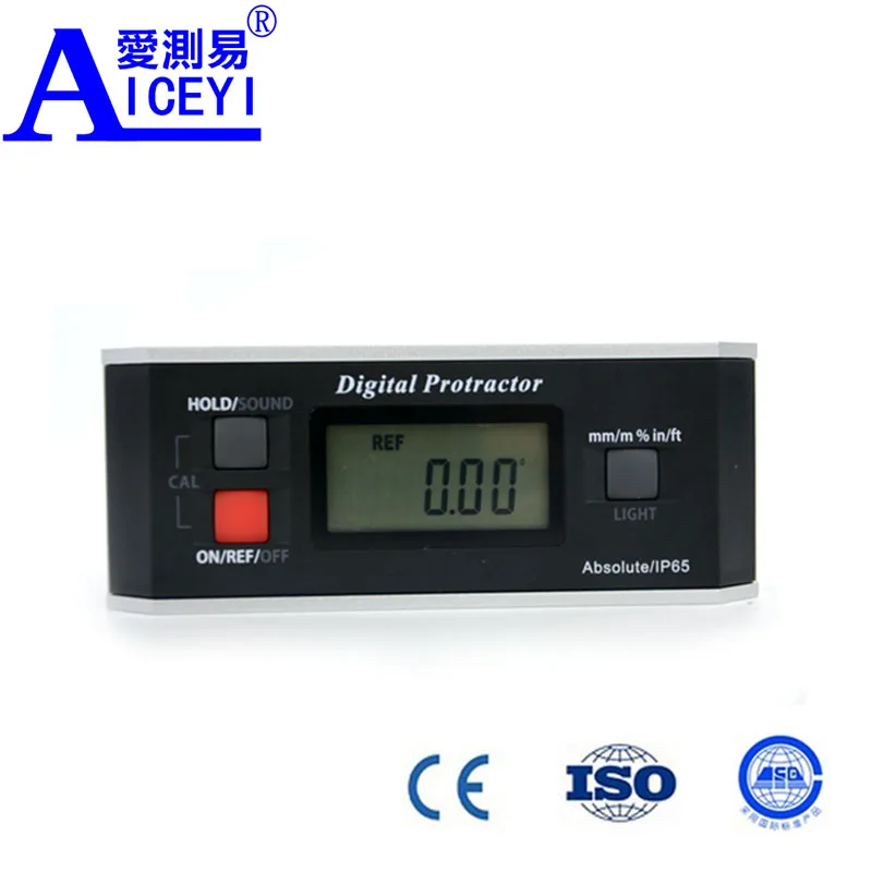 Angle Finder V Groove Digital Protractor with Large Screen Back Light