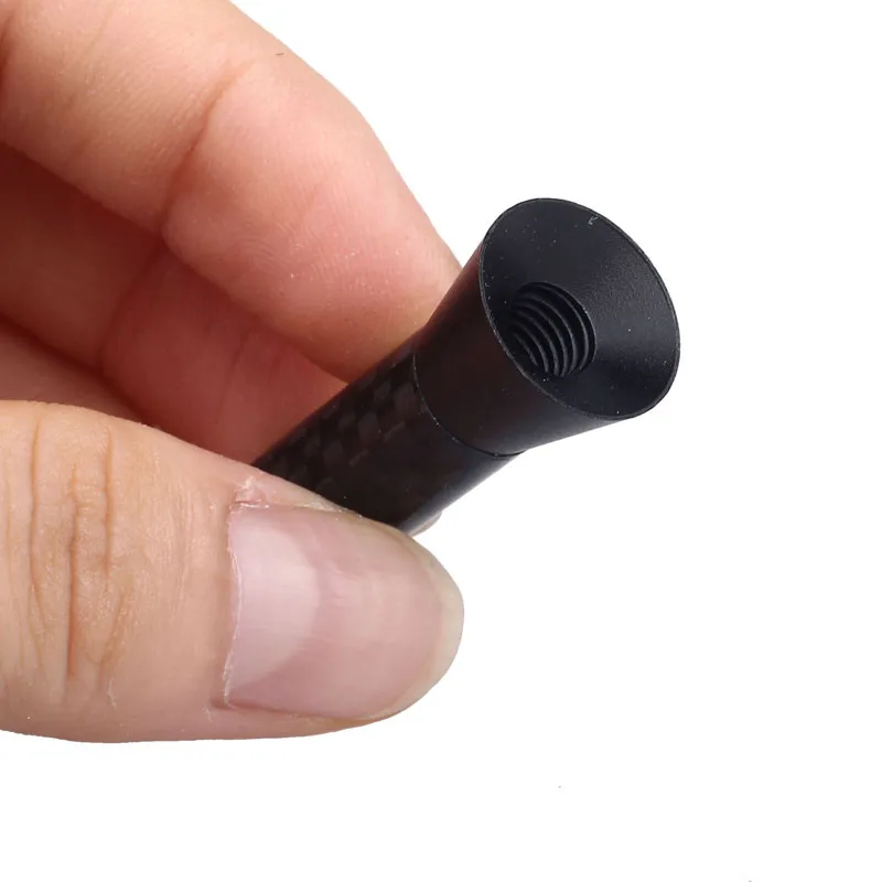 

Top Quality Universal Car Accessory Radio FM AM Signal Short Carbon Fiber Antenna 3.5cm Jun.30