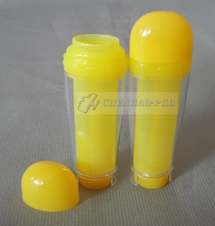 Free shipping 50pcs/lot 4G AS oval yellow lip balm tube, cosmetic empty container,plastic makeup