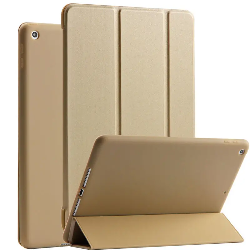 Чехол для iPad Mini 4 3 2 1 чехол ПУ кожа Силикон Мягкая задняя трехстворчатая подставка