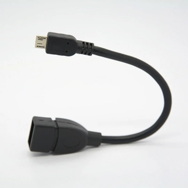 Черный OTG адаптер Micro USB кабели OTG USB кабель Micro USB для USB 2,0 для Xiaomi samsung LG sony Android телефон для флеш-накопителя