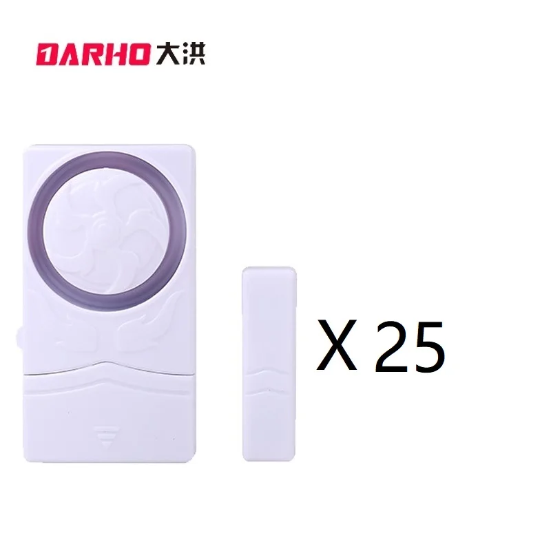 

Darho Security Wireless 110dB Home Window Door Burglar Security Alarm System Magnetic Sensor 12Pcs/dozs for Home Security