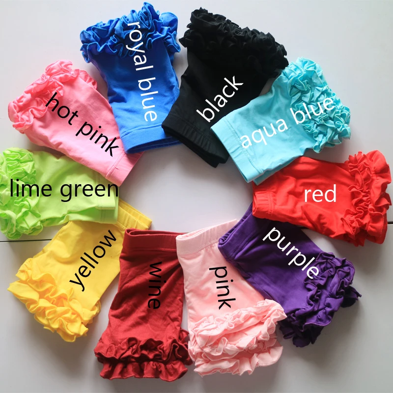 1 5Y girl ruffle shorts summer 2 ruffled shorties wholesale boutique