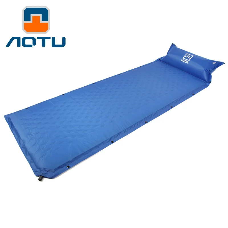 Tide Pads Single Widening Thickening Automatic Air Cushion Inflatable Sleeping Pad Blow-Up Lilo Outdoor Tent Mat AT6201