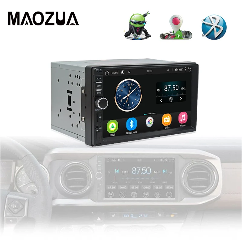 

Newest Android Bluetooth Autoradio Multimedia Player Car Stereo FM Radio GPS Navigation USB SD 2 Din Touch Audio Player