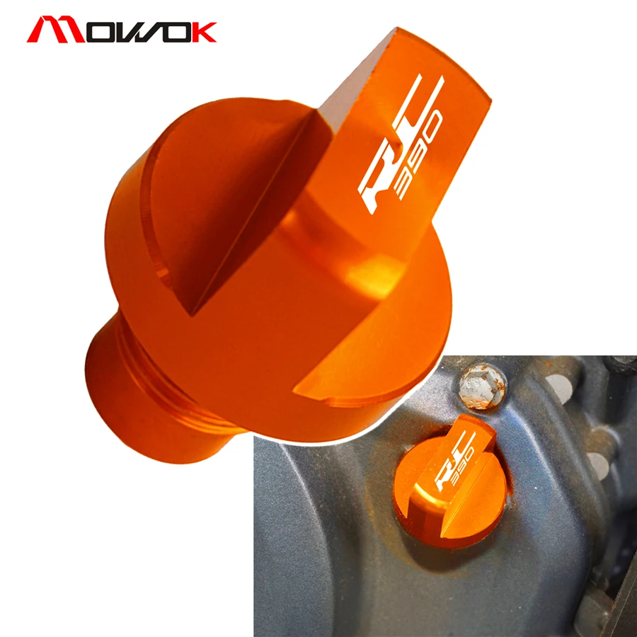 

Engine Magnetic Oil Drain Plug For KTM RC390 RC 390 Motorcycle Accessories CNC Aluminum cover