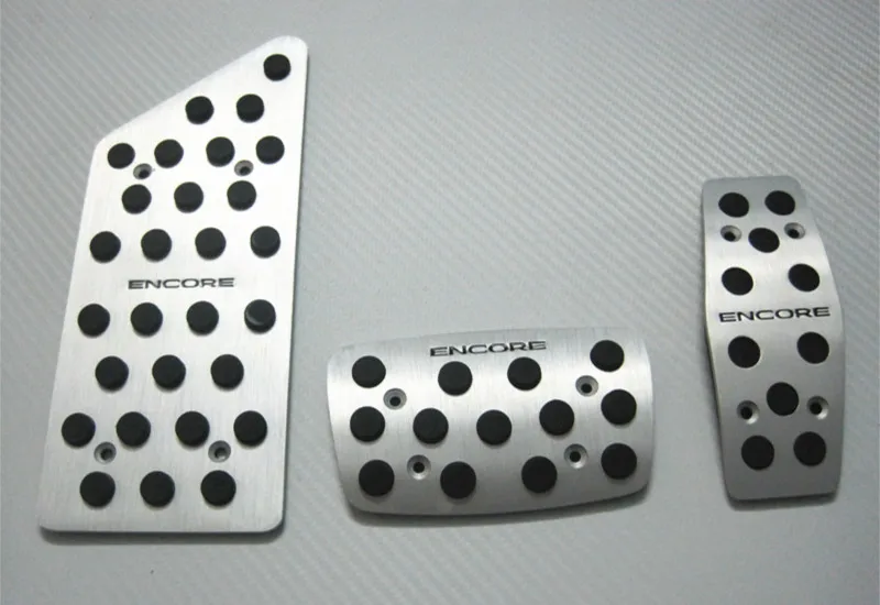 sale For BUICKEncore MT AT aluminum car pedals Fuel Brake foot pedal