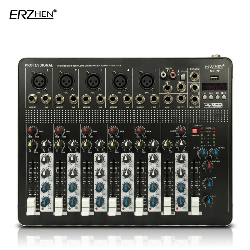 

Audio Mixer Karaoke Sound MixerMX-4F Mixer Audio Microphone amplifier & mic Mixer karaoke OK Mixer