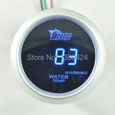 Universal Coche Auto Accessories Interior al aire libre Termómetro Digital Lcd Led Azul