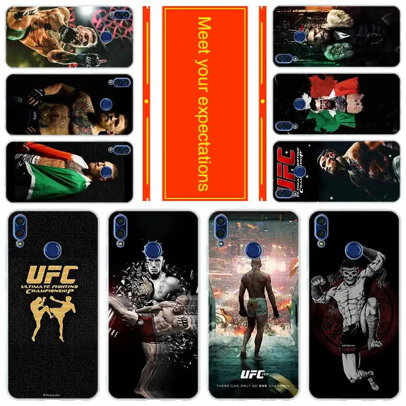 

Phone for HUAWEI Honor 10 9 i lite Cover Honor 8X a max 9lite 7 6 X 7a pro V20 Play Cover Case UFC