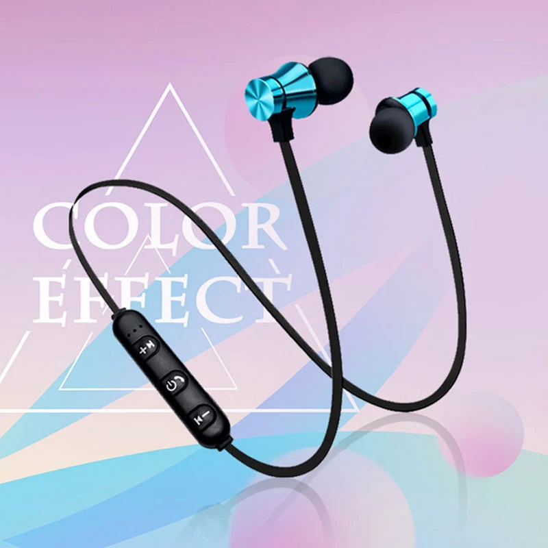 

Magnetic Bluetooth4.2 Earphone in ear Stereo Sports Waterproof Earbuds Wireless Headset with Mic for Mobile Phones