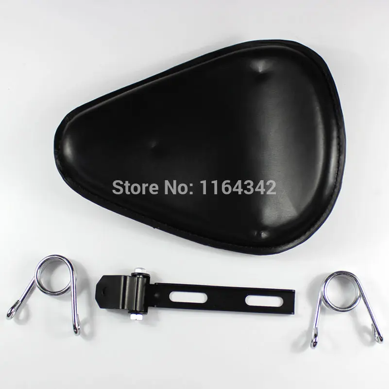 

Motorcycle Softail Solo Seat 12" & Black Bracket 3.1" Torsion Springs For Harley Sportster Bobber Chopper Custom Free shipping