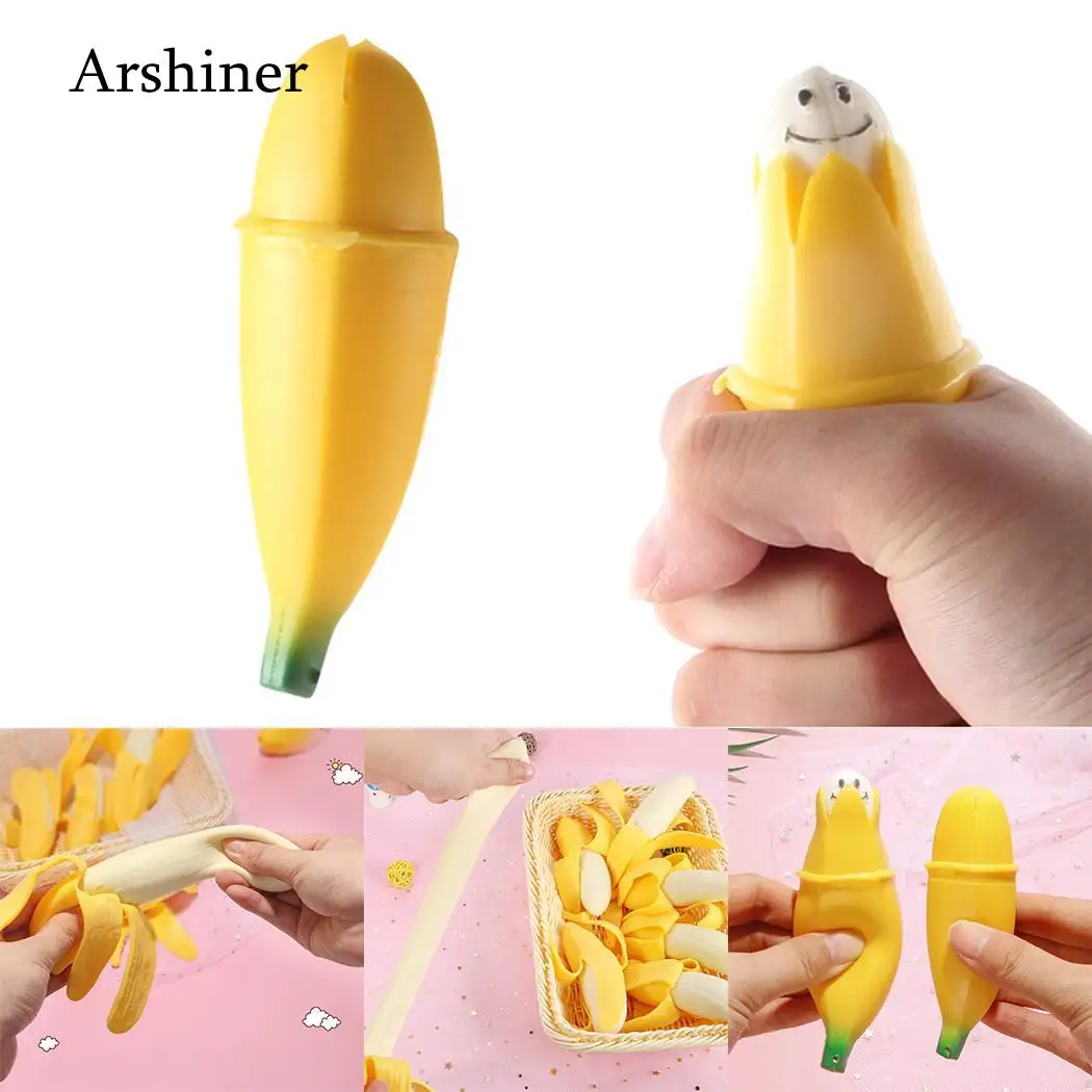 

Squishy Slow Rising squeeze to Lovely Gift old Cartoon Toys Slow Banana Anti-stress Kids Rebound Soft years Anxiety