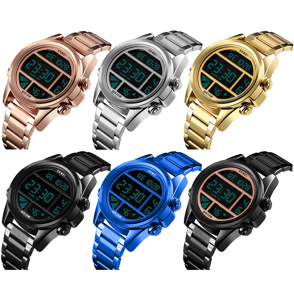 Мужские часы лучший бренд класса люкс SKMEI известные цифровые часы для мужчин Herren Uhren reloj hombre