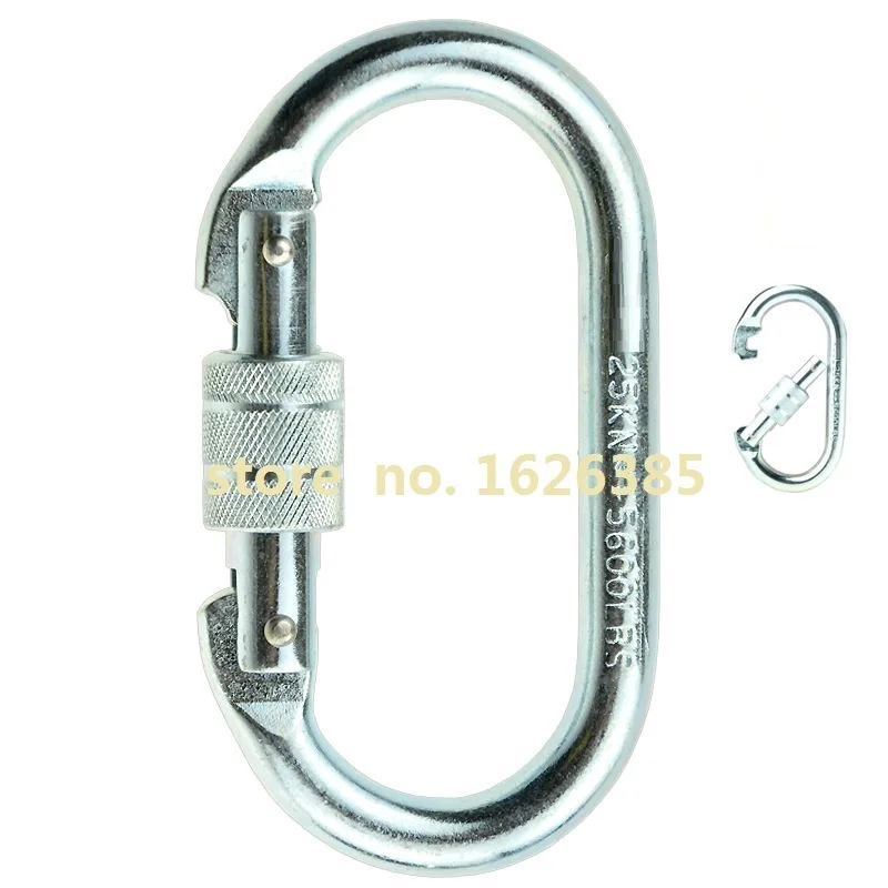 2500KG O shaped type snap hook with screw lock CE quality safety hasp