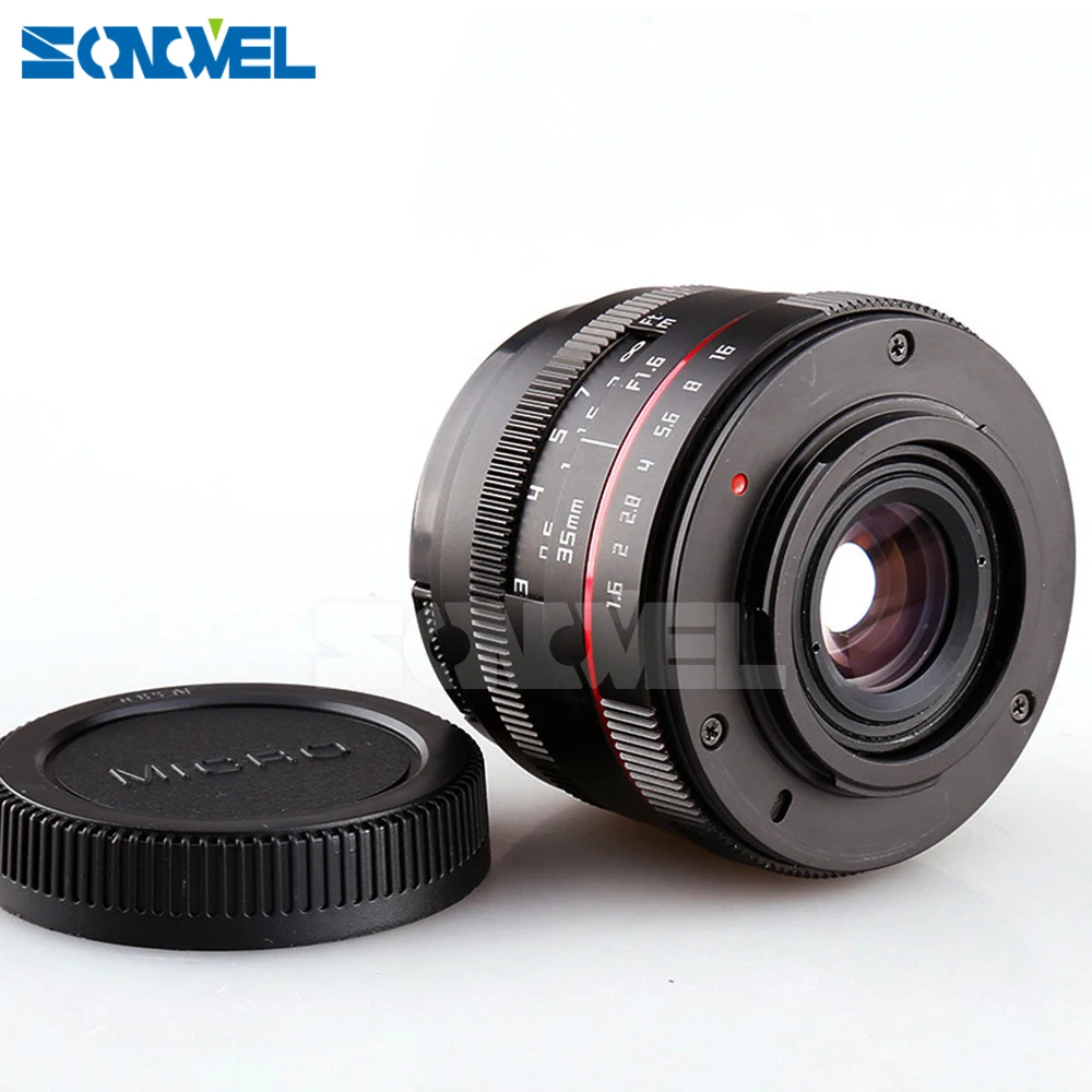 35 мм F1.6 ручной широкоугольный объектив для Olympus Panasonic Micro 4/3 M4/3 EP5 GH5 GH4 GX7 GX8