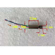 5 шт./компл. DC3V 1,5 В-4,5 В миниатюрный Вибрационный Мотор с проводом Мини Мотор 4*12 мм
