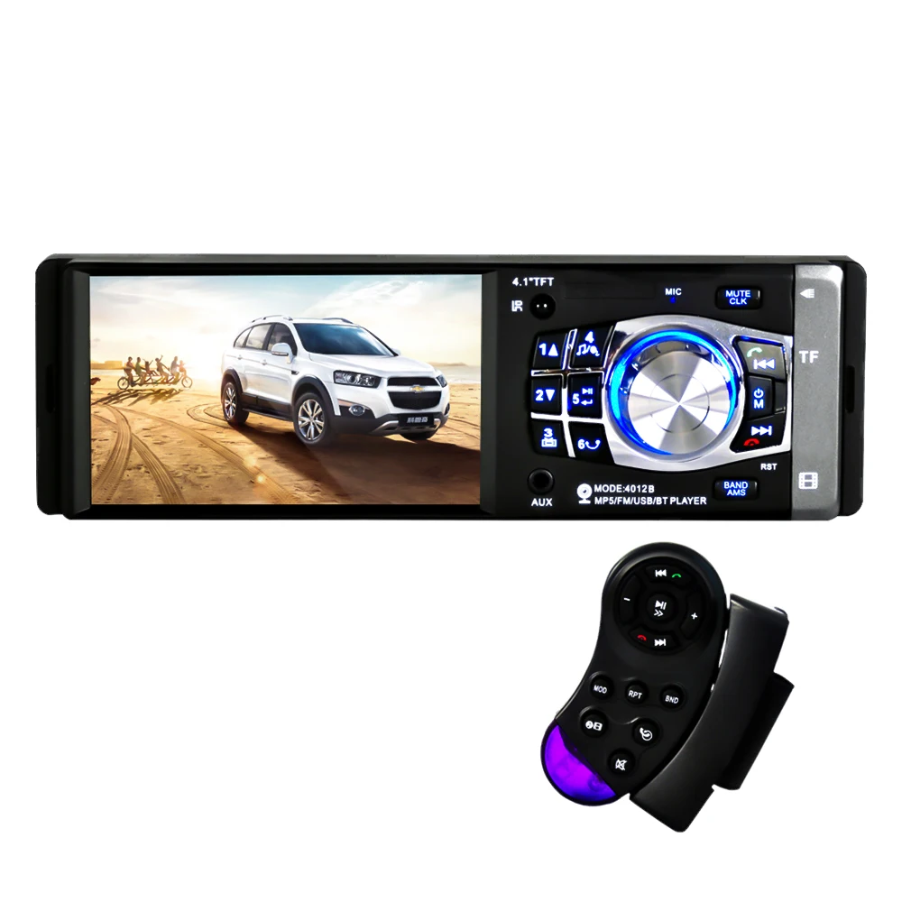 AOSHIKE 4 1 дюйма Автомобильный Bluetooth MP4 плеер u диск карта машина с рулевым колесом