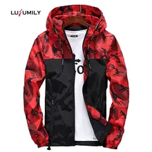 Lusumily, ветровка для женщин, плюс размер, тонкая куртка, Женское пальто, камуфляж, весна, уличная мода, бейсбольная верхняя одежда, солнцезащитный крем, топы