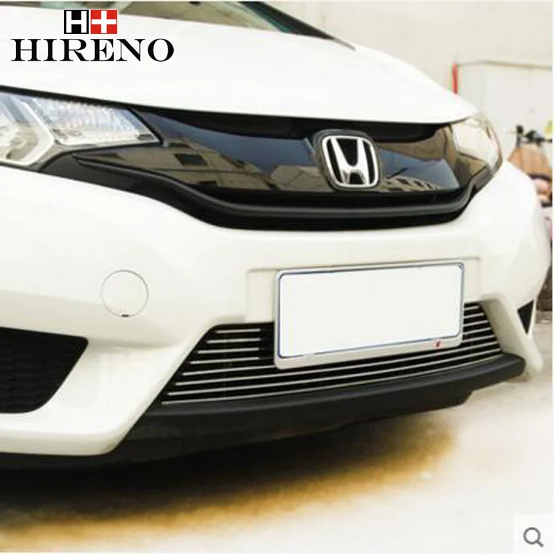 Stainless Steel Car Racing Grills For Honda Fit Jazz 2014 Front Grill