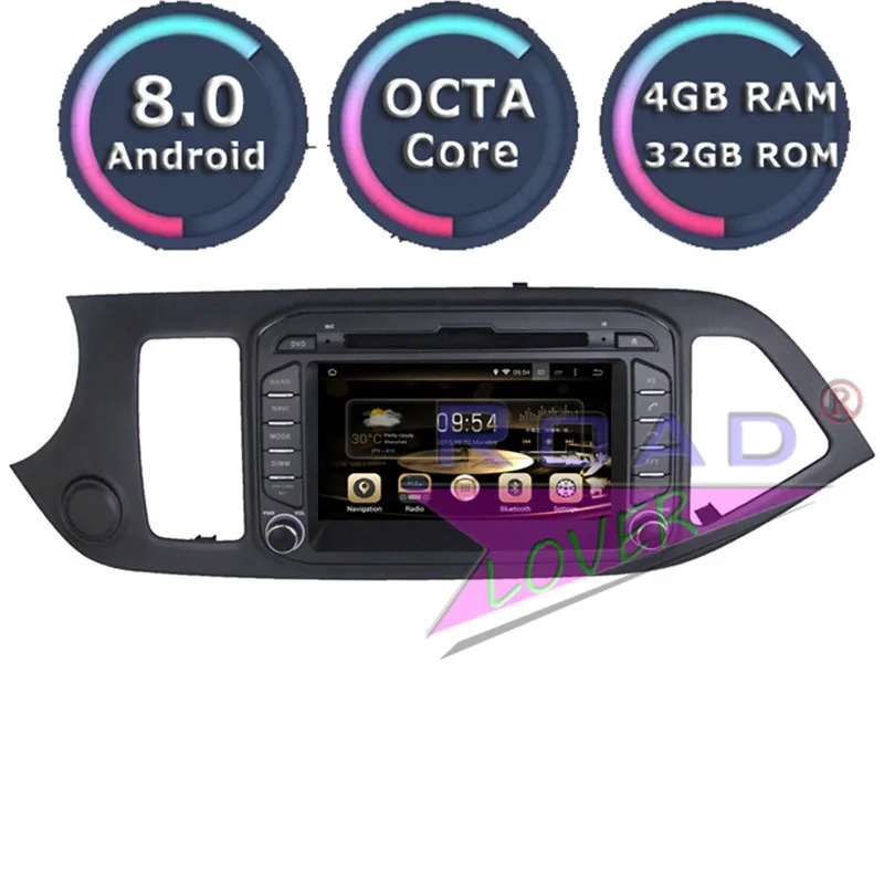 Flash Deal Roadlover Android 9.0 Car DVD Automotive Player Audio For KIA Picanto Morning 2011- Stereo GPS Navigation Magnitol Two Din Radio 8