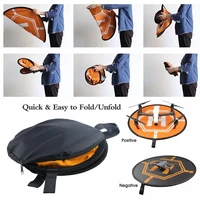 80cm High Quality Fast-fold Luminous Parking Apron Foldable Landing Pad for Mavic mini 3 Pro/Mavic 2 Pro/3/Air 2/2S Inspire 1 2 3