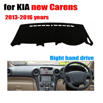 

Car dashboard cover mat for KIA New Carens 2013-2016 Right hand drive dashmat pad dash covers auto dashboard accessories