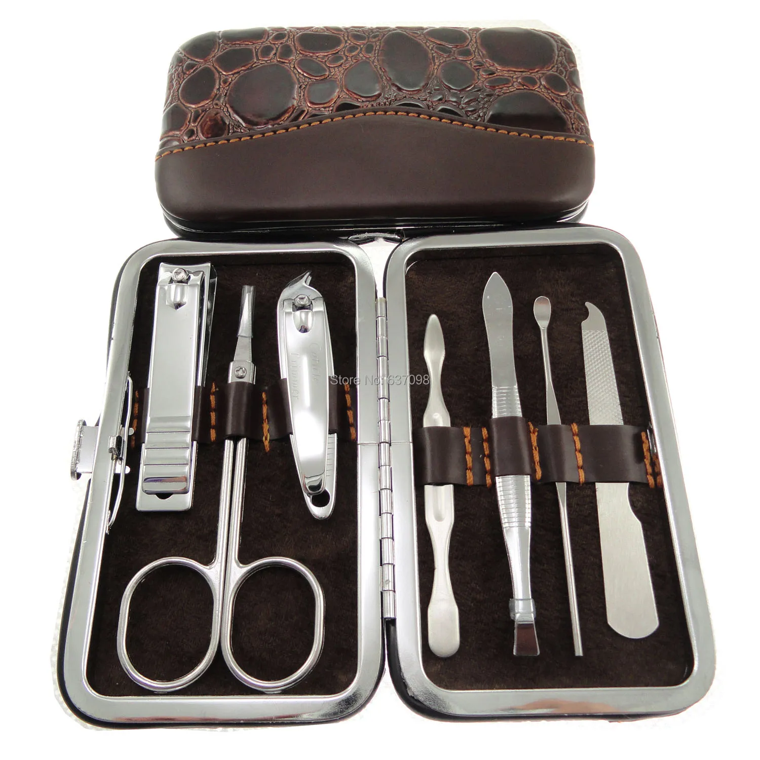Finger plier finger cut manicure set patent leather 621 carbon steel