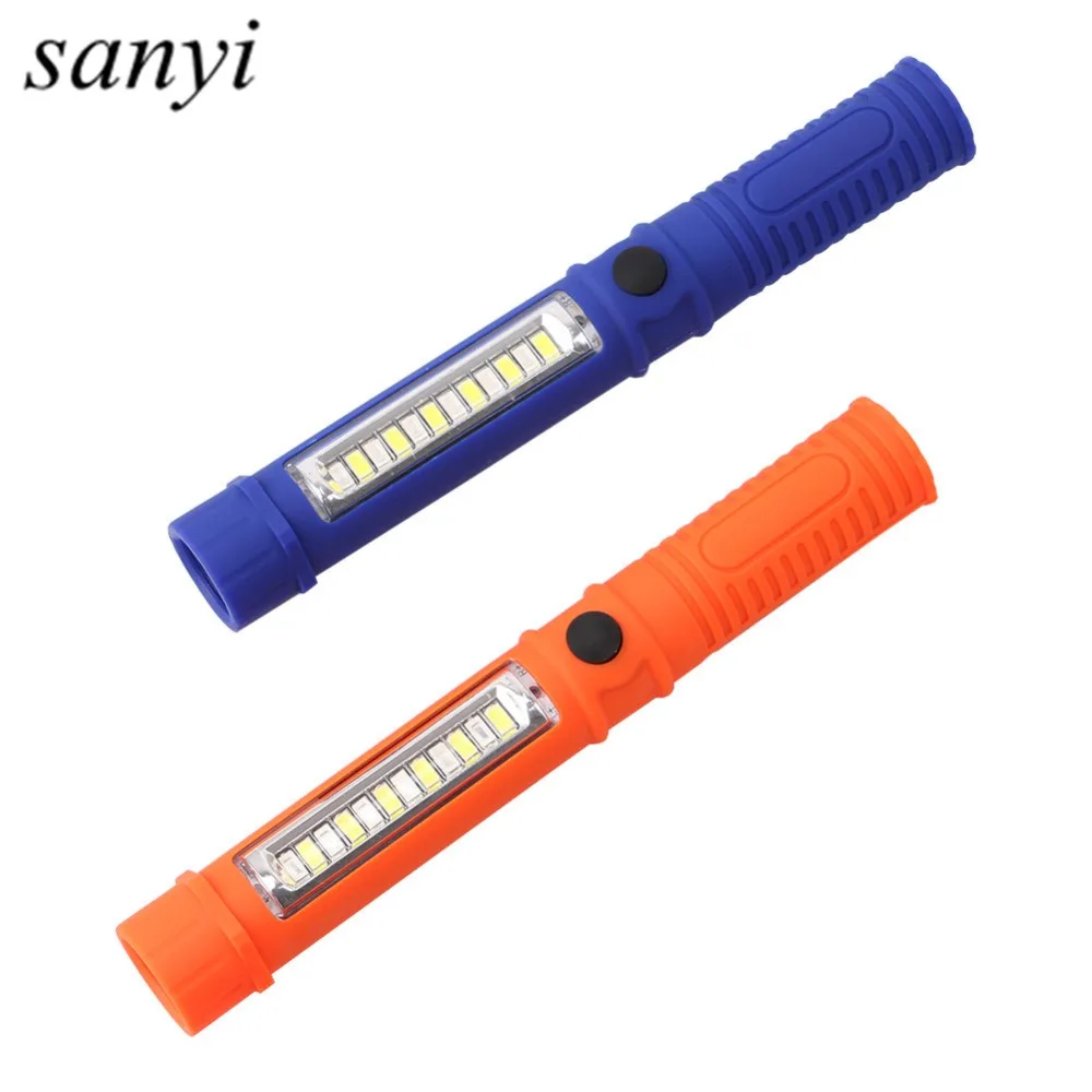 Led Flashlight Super Bright 3 Modes Lamp Light Pen Pocket Flashlight