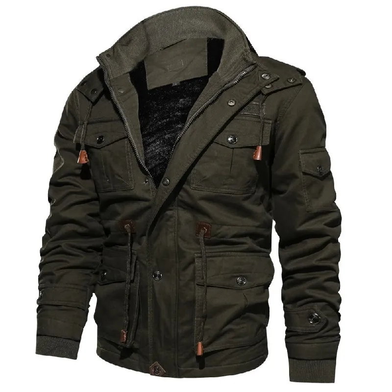 Новые модные мужские толстые водонепроницаемые ветрозащитные куртки, теплая верхняя одежда, мужская военная куртка, брендовая тактическая мужская верхняя одежда