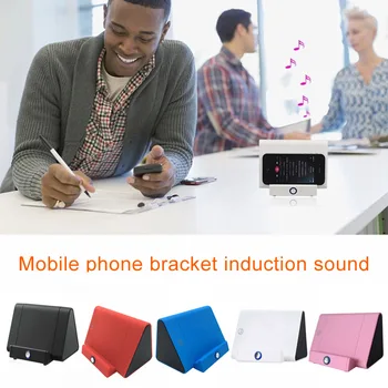 

Bluetooth Speaker Portable USB Charging 3D Stereo Wireless Speaker with Phone Stand JR Deals