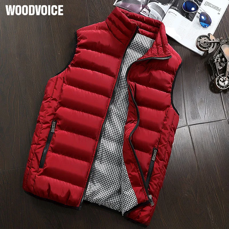 Hot Autumn Winter Vest Men's Fashion Casual Slim Sleeveless Vest Colorful Lovers Couple Waistcoat Male Waterproof Weste Jacket